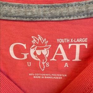 GOAT USA Coral Youth T-Shirt